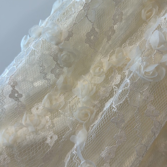 Yellow lace mini dress For Love & Lemons NWT - Picture 10 of 11